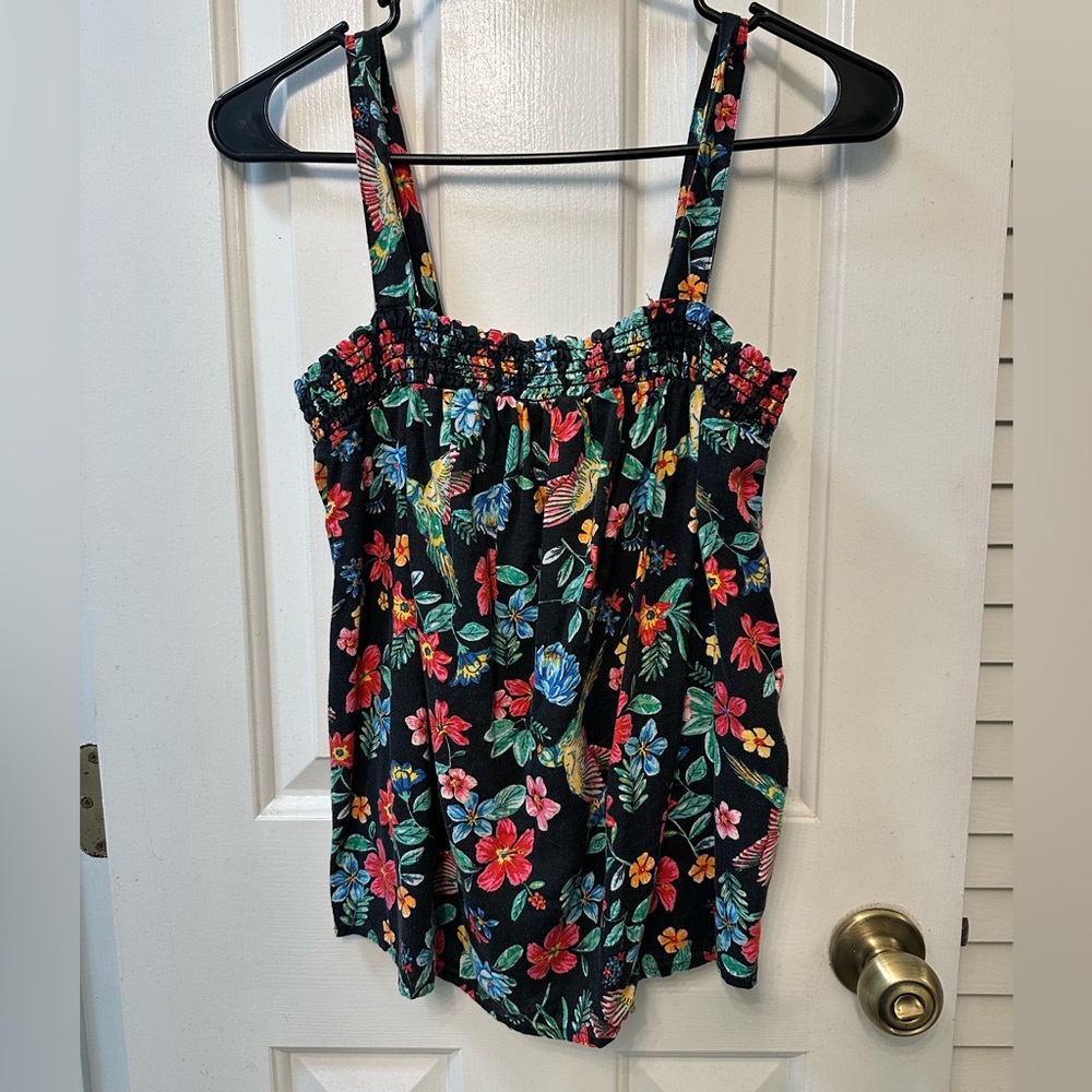 Old Navy Multicolor Floral Tank Top